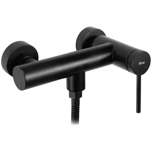 Смеситель для душа Rea Foss black REA-B5110 Черный матовый - фото 2