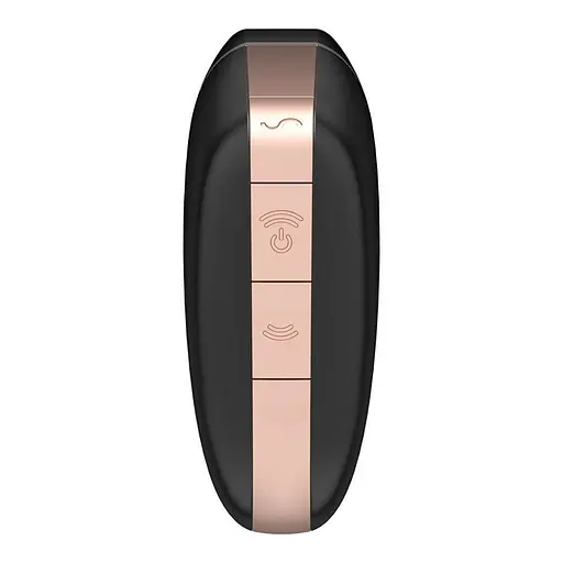 Вакуумний стимулятор клітора з вібрацією Satisfyer Love Triangle чорний - фото 5