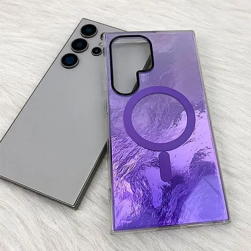 Чохол Epik TPU Shiny Mountain (MagFit) для Samsung Galaxy S24 Ultra Purple - фото 3