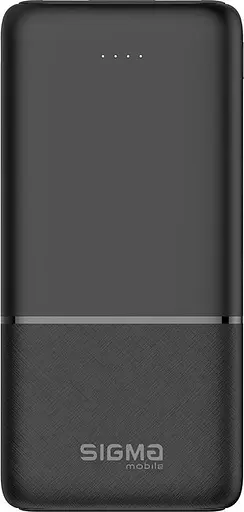 Портативная батарея Sigma X-power SI10A1Q 10000 mAh внешний акб с черным дисплеем - фото 1