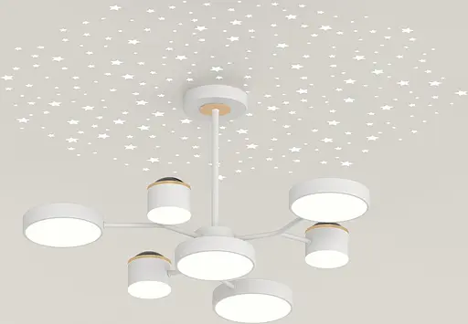 Потолочный светильник XI3347-7 Белый + Золото