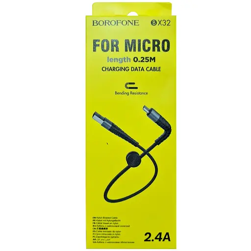 Дата кабель Borofone BX32 Munificent USB to MicroUSB (0.25m) - фото 4