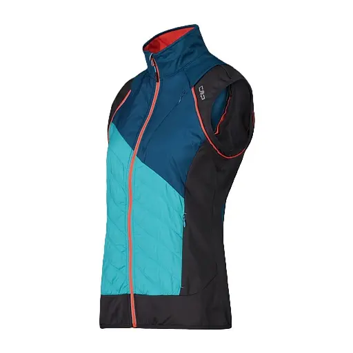 Куртка CMP Women's Hybrid Jacket with Removable Sleeves Deep lake XXS (1097-30A2276-M916 34) - фото 6