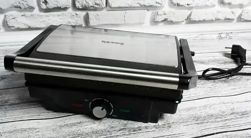 Контактный электрический домашний гриль Rainberg RB-5403 2500 Вт - фото 5