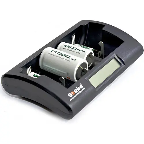 Зарядний пристрій — станція для батарейок Soshine LCD Universal Charger CD-1 - фото 2