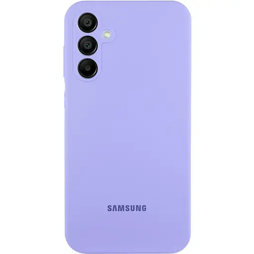 Чехол Lakshmi Silicone Cover Full Camera AAA with Logo для Samsung Galaxy S24+ Сиреневый/Dasheen