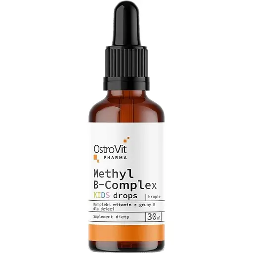 Витаминный комплекс OstroVit Pharma Methyl B-complex Kids капли 30 мл - фото 1