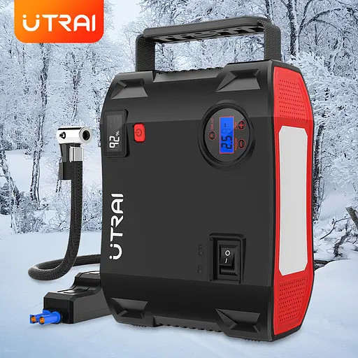 Автомобильное пусковое устройство Utrai 24000Mah 150Psi 2000A 4 в 1 - фото 2