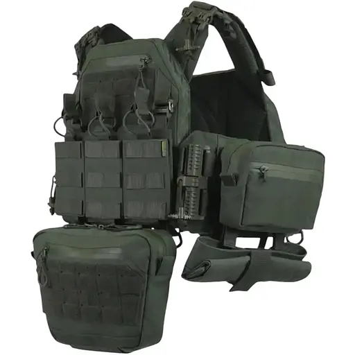 Плитоноска Kiborg GU gen.2 + 6 подсумков Khaki (1000-k55000)