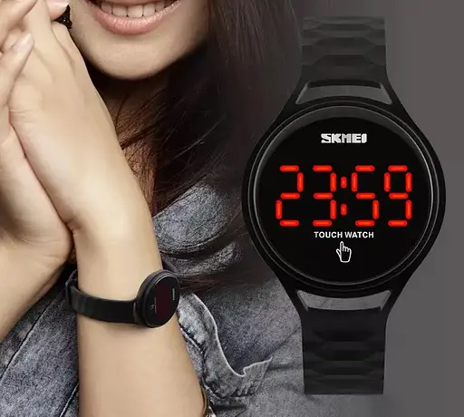 Наручные спортивные часы Skmei 1230 (Черные) - фото 8