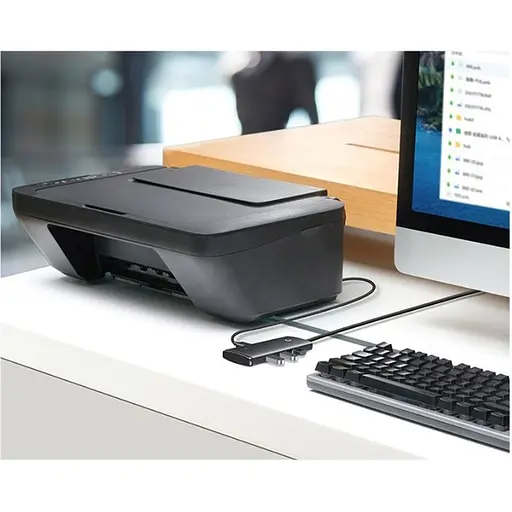 USB-хаб Baseus Lite Series 4-in-1 Hub Adapter Black (WKQX030101) [136670] - фото 9