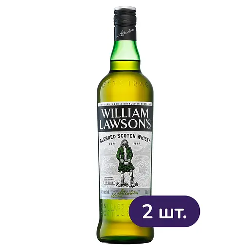 Віскі William Lawson's 40% 0.7 л х 2 шт.