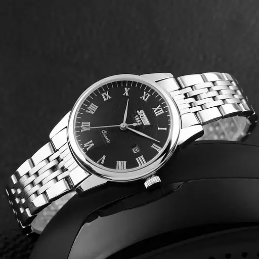 Чоловічий наручний годинник Skmei 9058 Сріблястий - фото 3