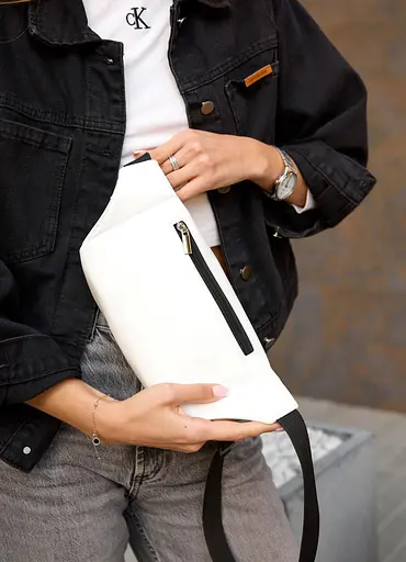 Поясная сумка бананка Sambag Tirso MSH белый 31 х 12 х 5 см (80111008) - фото 5