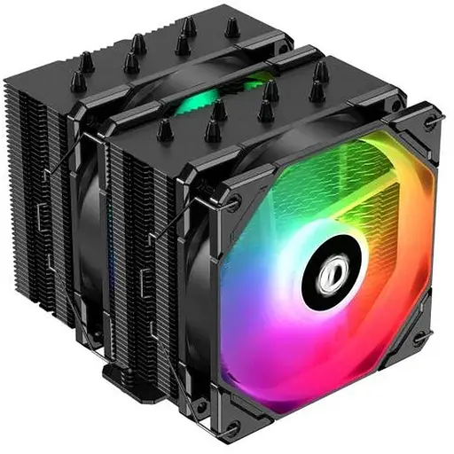 Кулер для процесора ID-Cooling SE-207-XT ARGB Black, 2x120 мм ARGB, алюміній/мідь, Intel: 1700, 1200, 1150, 1151, 1155, 1156, AMD: AM4/AM5, 157х144х122 мм, 4-pin PWM, до 280 Вт