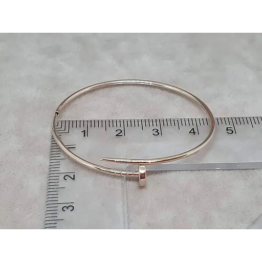 Золоті сережки-кільця Favoritum Цвяхи. 210266 - фото 6