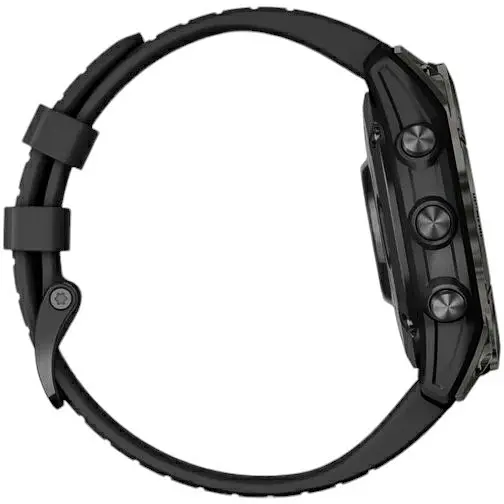 Смарт-годинник Garmin Fenix 7 Sapphire Solar Black DLC Titanium with Black Band (010-02540-34/35) - фото 6