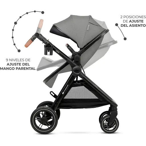 Універсальна коляска 2 в 1 Kinderkraft Esme Grey (KSESME00GRY2000) - фото 3