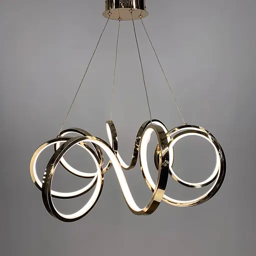 Роскошная золотая люстра MARCELA Ø 70 см Line F | Ст. MJ74-700 TGD - фото 3