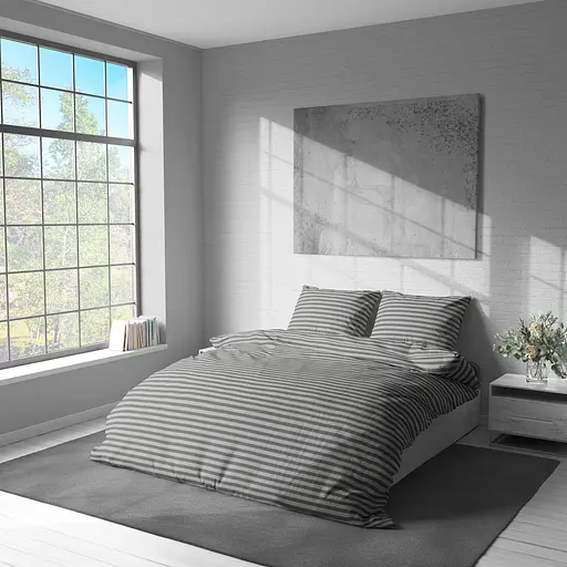 Комплект постільної білизни LeLit Двоспальний 180х215 см бязь B-1249/1 сірий (le2000000341200) - фото 3