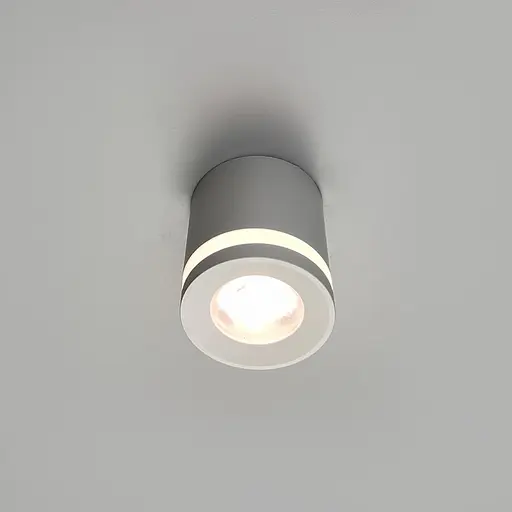 Накладной белый цилиндрический светильник 3000K Ø7х8 см | Line F | Арт. 8243 W-L QY-S - фото 1