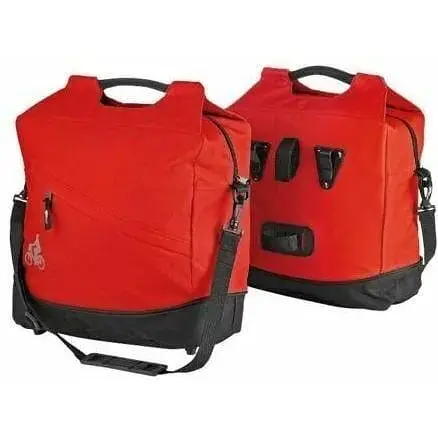 Велосипедная сумка Crivit Sports на багажник с дождевиком 18L Сrivit красная sum0028923 - фото 1