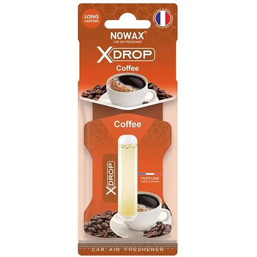 Ароматизатор целюлозний з капсулою Nowax X Drop Coffee NX00054 - фото 1