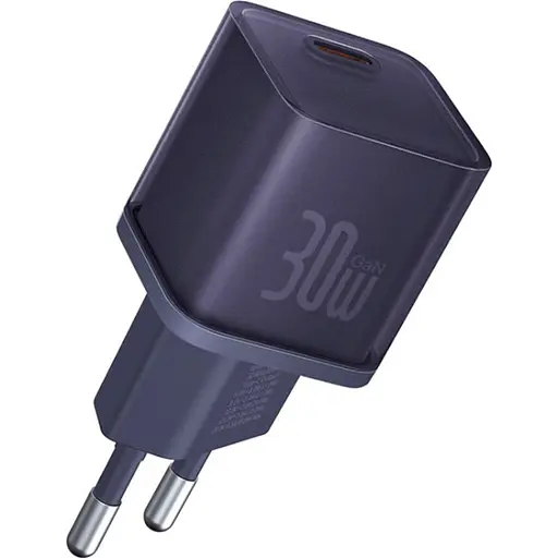 Зарядний пристрій блок швидкого заряджання 1 USB-C Baseus GaN5 S Fast Charger 30 W (P10162504523-00) purple - фото 2