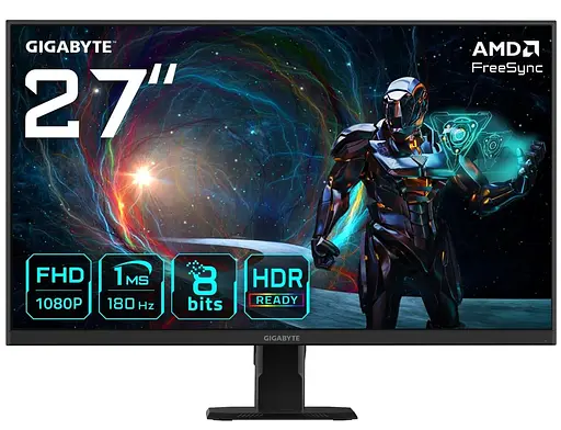 Монітор 27" Gigabyte GS27FA Gaming Monitor FHD IPS 180Hz (GS27FA Gaming Monitor) - фото 1
