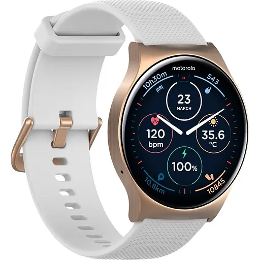 Смарт-часы Motorola Moto Watch 120 Rose Gold (MOSWZ120-RG) [138668] - фото 7