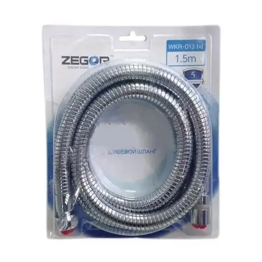 Шланг для душа Zegor WKR-013 растяжной блистер 1,5 м 30412 - фото 2