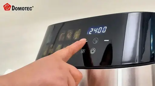 Аэрофритюрница Domotec MS-3222 електрическая 12 л Черный 2800 Вт - фото 5