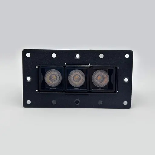 Встраиваемый светильник Skarlat RSL74145 3x2W BK 4000K - фото 2