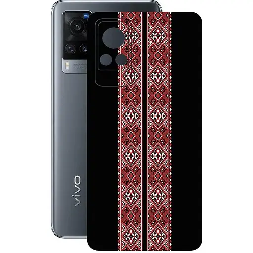 Захисна плівка StatusSKIN для Vivo X60 5G Корпус Вініл Вишиванка 3 - фото 1