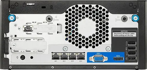 Сервер HPE MicroServer Gen10 Plus v2 4LFF NHP / E-2314 (2.8GHz/4-core/65W) / 16GB / noHDD / 180W) (P54649-421) - фото 4