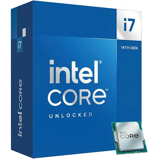 Процессор Intel Core i7 (LGA1700) i7-14700K, Box, 20x2.5 GHz (Turbo Boost 5.6 GHz, 28 потоков), UHD Graphics 770, L3 33Mb Smart Cache, Raptor Lake, 7nm, TDP 125W (BX8071514700K)