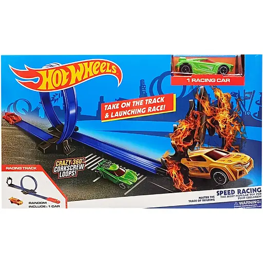 Игровой набор Автотрек "Crazy racing 360" MS35(Green) 1 машинка в комплекте