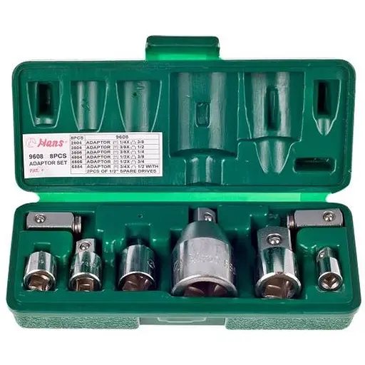 Набір перехідників Hans 8 предметів (9608) - фото 1