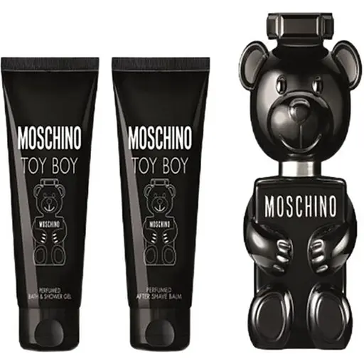 Набір для чоловіків Moschino Toy Boy: Парфумована вода 50 мл + Гель для душу 50 мл + Бальзам після гоління 50 мл - фото 2