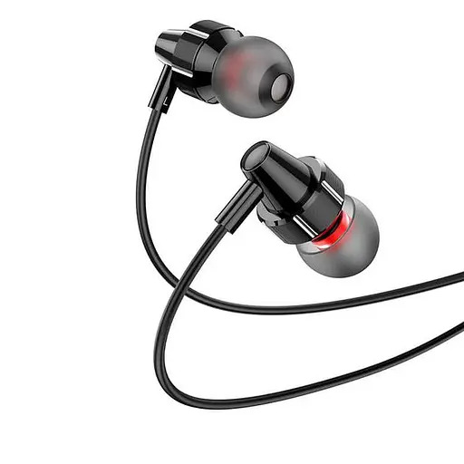 Провідні вакуумні навушники Hoco M90 Type-C Delight wired digital earphone with microphone, 1.2m, black - фото 3