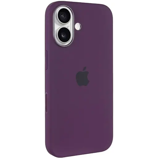 Чохол Epik Silicone case AAA with Magsafe and Animation button для Apple iPhone 16 Plus 6.7 Plum