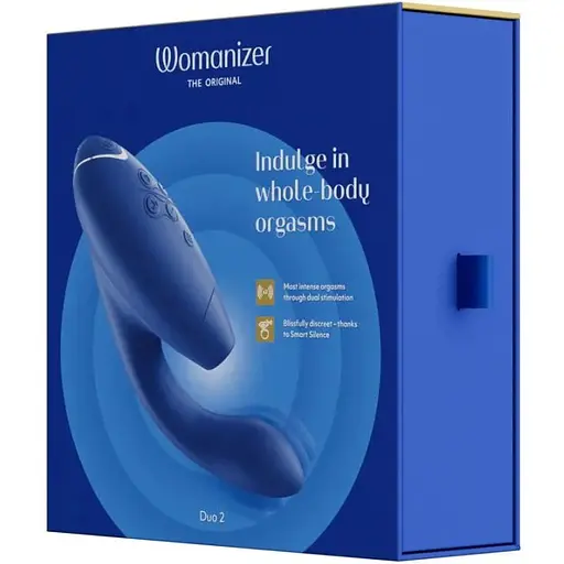 Подвійний стимулятор Womanizer Duo 2 Blueberry - фото 9