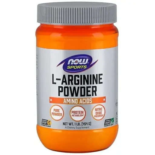Амінокислота NOW L-Arginine Powder, 454 грам