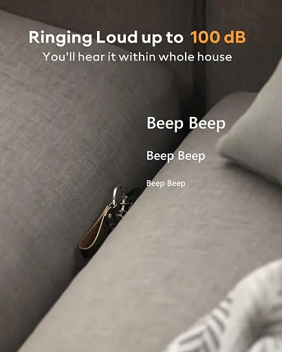 Локатор ATUVOS Keys Finder 2 Pack, Bluetooth Luggage Tracker Працює з Apple Find My (тільки iOS), Item Locator GPS Tracker - фото 6