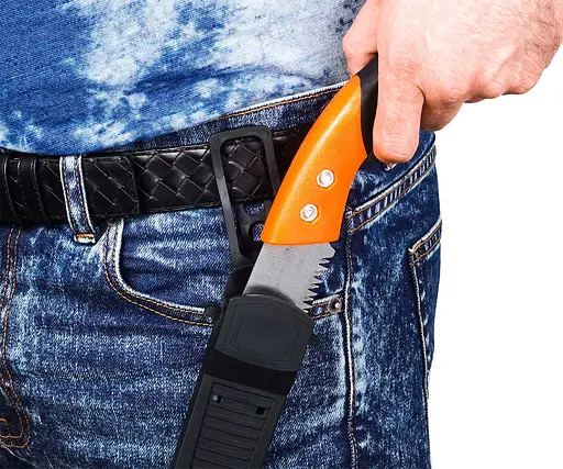 Ножовка садовая пластиковая ручка и защитный чехол Polax 300 мм (70-015) - фото 5