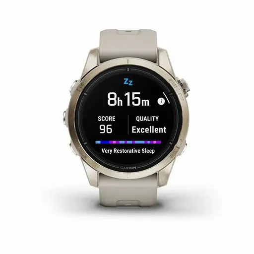Смарт-годинник Garmin Epix Pro Gen 2 Sapphire 42mm Soft Gold w. Light S. Band (010-02802-10/11) - фото 8