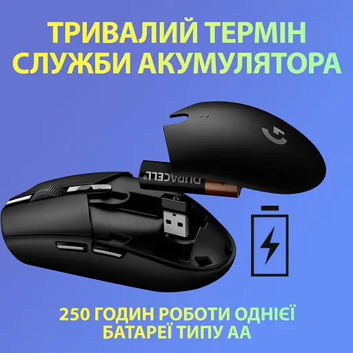 Мишка Logitech G305 Lightspeed Lilac (910-006022) - фото 4