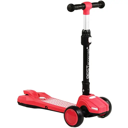 Самокат Best Scooter 60х16х67-79 см Червоний 000231316