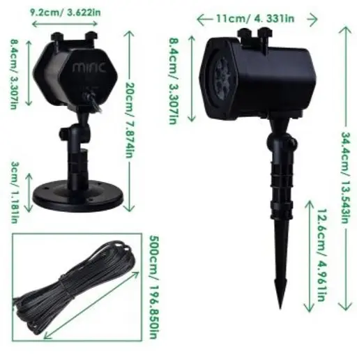 Уличный всепогодный светодиодный проектор Big Outdoor Gobo - фото 3