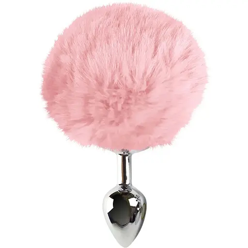 Металевий анальна пробка М Art of Sex - Metal Butt Plug Rabbit Tail - фото 2